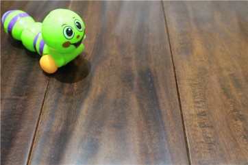5" x 1/2" dark hand scraped acacia engineered flooring 5" x 1/2" dark hand scraped acacia engineered flooring